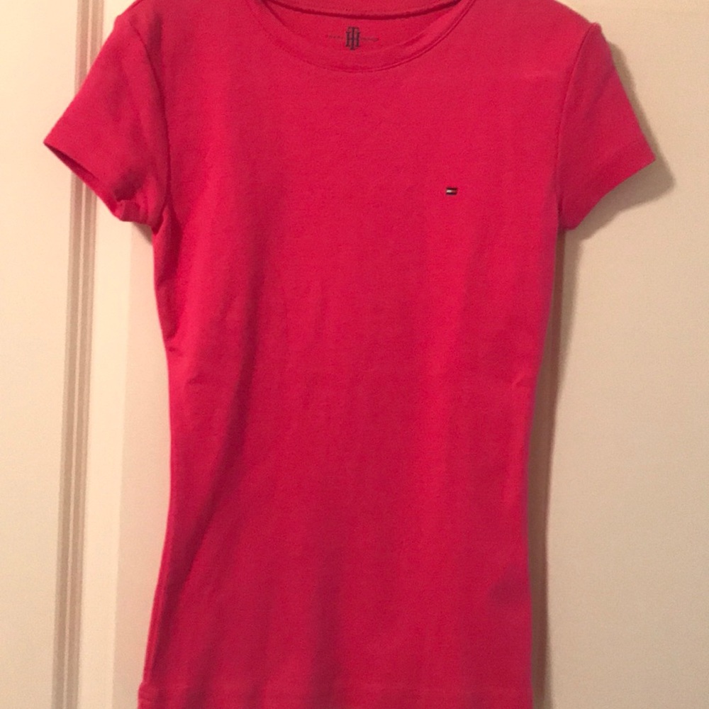 Tommy Hilfiger cheerful tee in bright pink